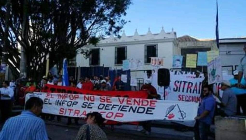 Cohep demanda reformas en Infop; sindicalistas alegan privatización