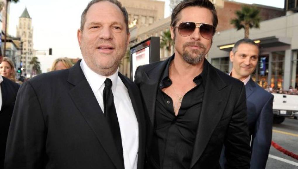 Brad Pitt realizará película sobre Harvey Weinstein