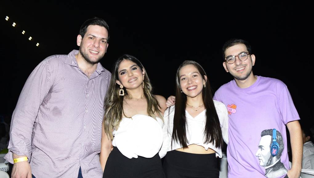 Irving Zavala, Mar Samady Cobos, Ely Barahona y Mario Faraj