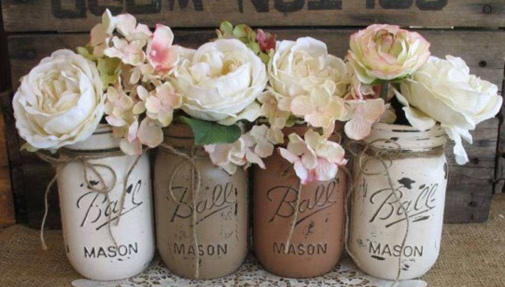 Ideas para decorar tarros de cristal