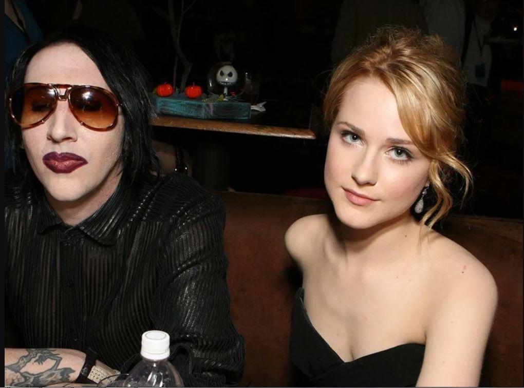 Evan Rachel Wood tenía 19 años cuando era pareja de Marilyn Manson.