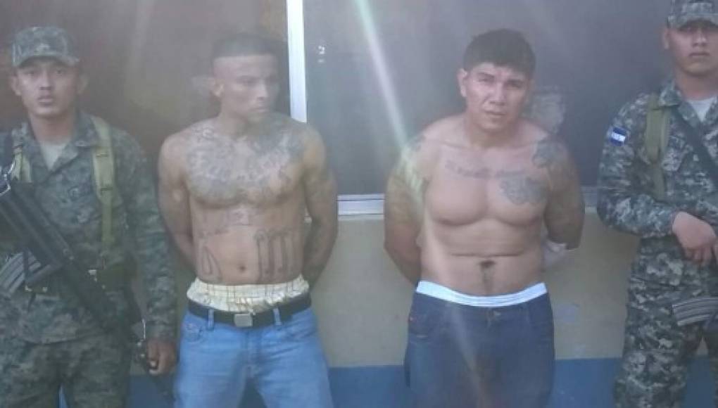 Recapturan en Honduras a dos de los seis pandilleros de El Salvador