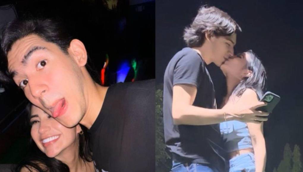 Este lunes, la joven modelo, compartió en una historia en su cuenta de Instagram una fotografía de cuatro momentos nuevamente junto a Isaac Sandoval.