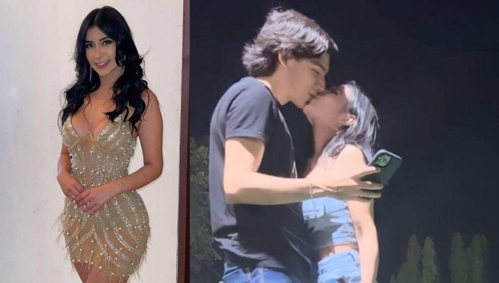 En una de las fotografías, se visualiza a la pareja gozar de un noviazgo ya estable.