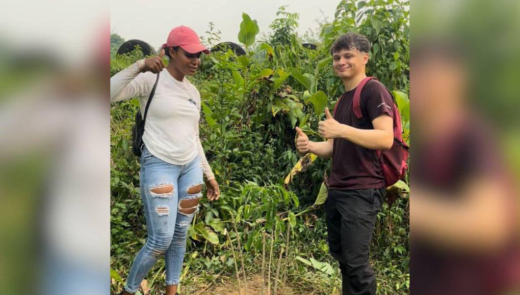 Anthony Sosa ha aprovechado la popularidad de sus redes sociales en las que cuenta con millones de seguidores para motivar a los hondureños a plantar árboles.