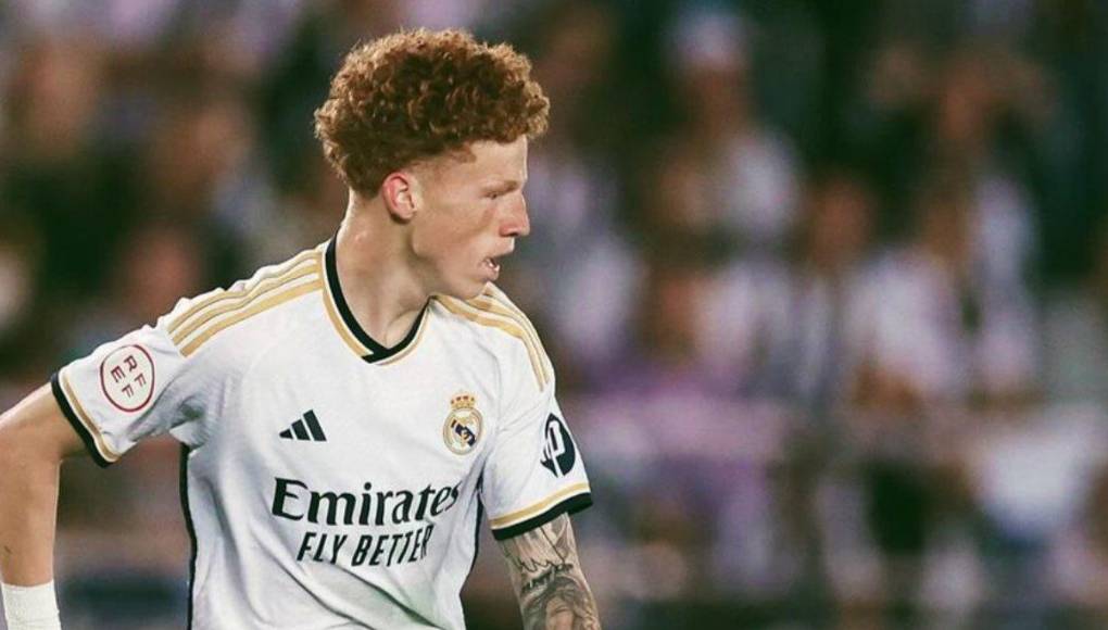 Hasta el momento solo ha sumado 79 minutos en cinco partidos con el primer filial blanco, sin goles ni asistencias.