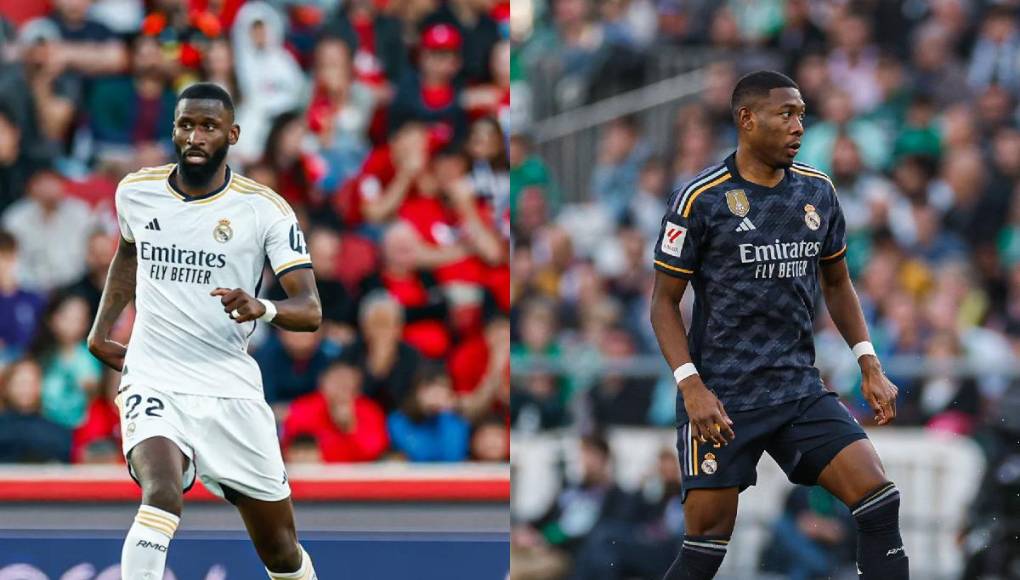 Defensas: Antonio Rüdiger y David Alaba.