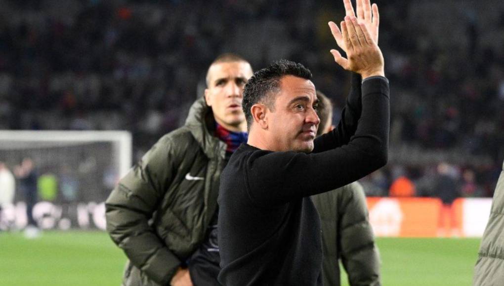 Xavi encabezó la delegación del FC Barcelona .