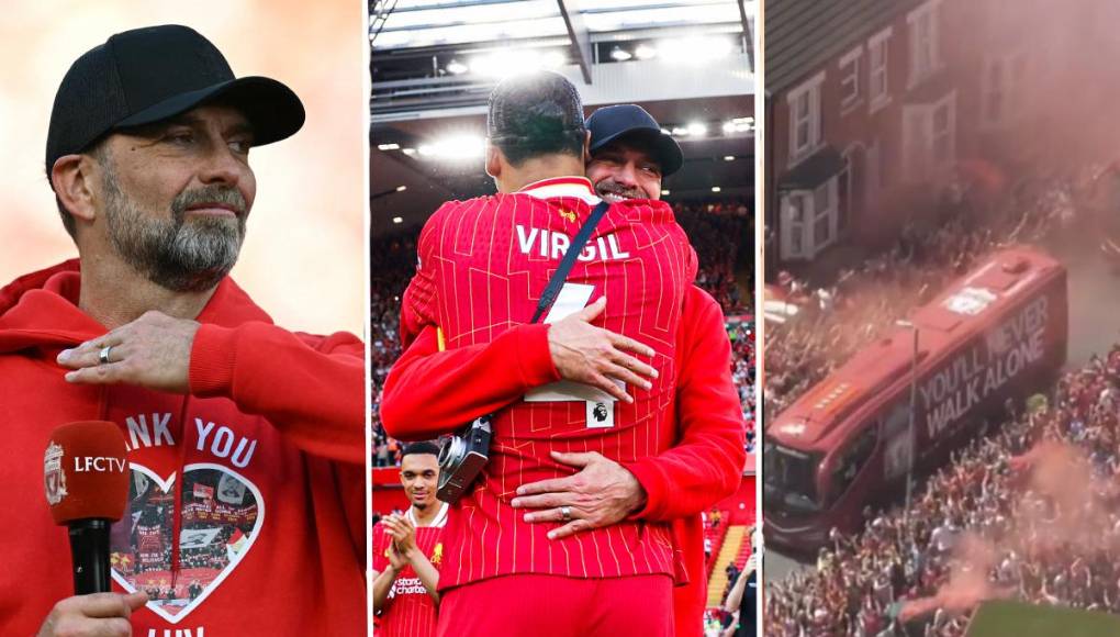El Liverpool se despidió este domingo de Jurgen Klopp y los aficionados le dedicaron un emotivo homenaje tras varios años como entrenador del club. 