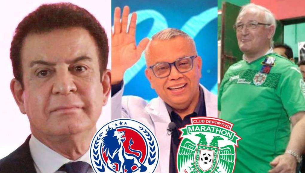 Los famosos de Honduras tienen su equipo en la gran final de Honduras: Olimpia y Marathón