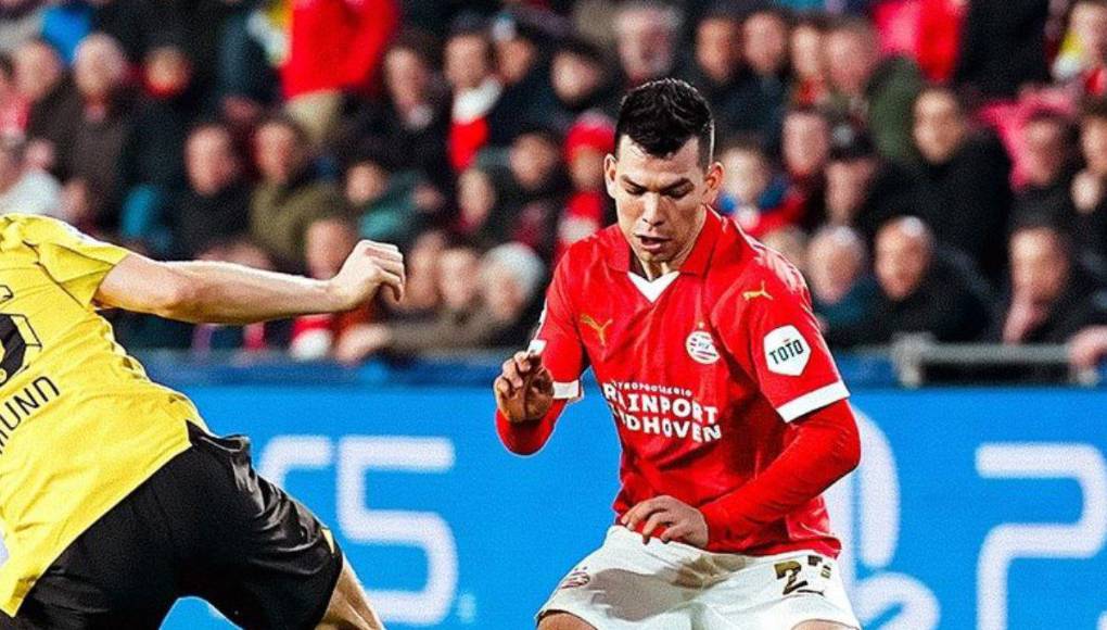 Hirving Rodrigo Lozano destaca en el PSV de Países Bajos.