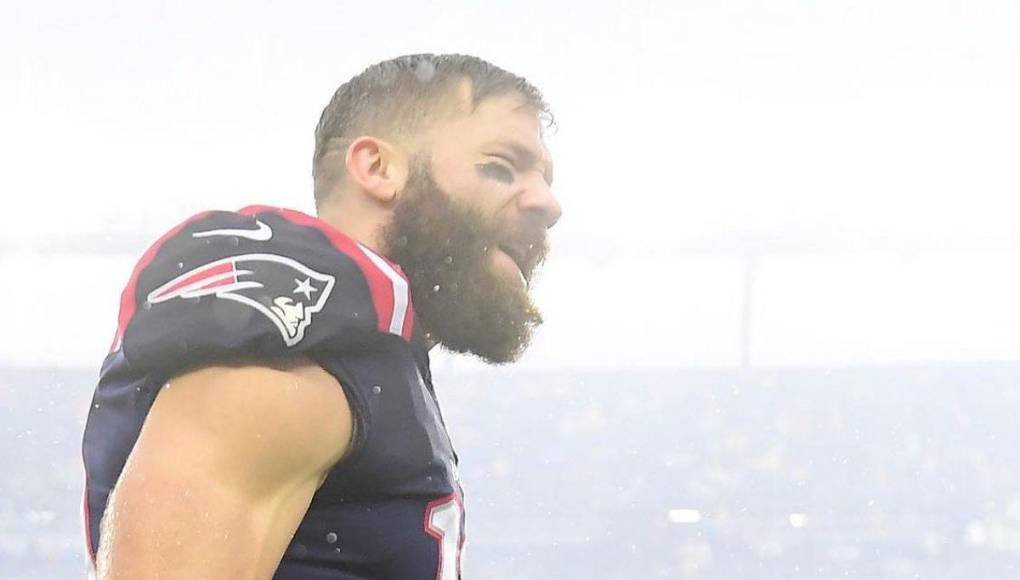 Edelman jugó toda su carrera en los New England Patriots, el mismo equipo de Tom Brady. 
