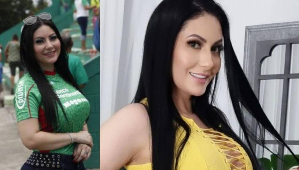 La hermosa Ariana Herchi es súper fanática del CD Marathón de San Pedro Sula.