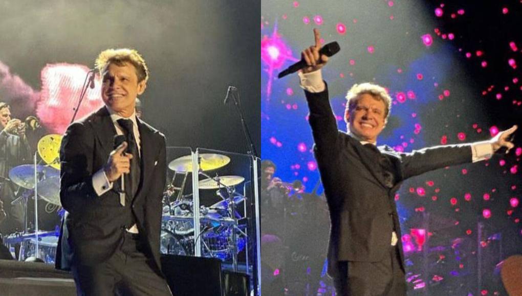 Con “Será que no me amas” dio inicio el concierto de Luis Miguel en Tegucigalpa.