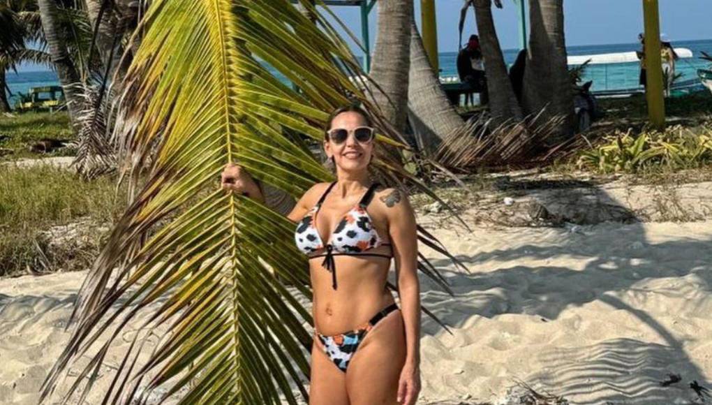 Taly Ávila es la bella esposa del entrenador Tota Medina del Marathón. La dama deslumbró en los Cayos Cochinos.