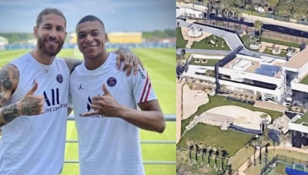 Sergio Ramos, exjugador del Real Madrid, influyó en Mbappé para buscar domicilio en la ciudad de Madrid, España. Ahora el futbolista ya anunció su salida del PSG, donde coincidió con el zaguero español. La mansión era de su propiedad.