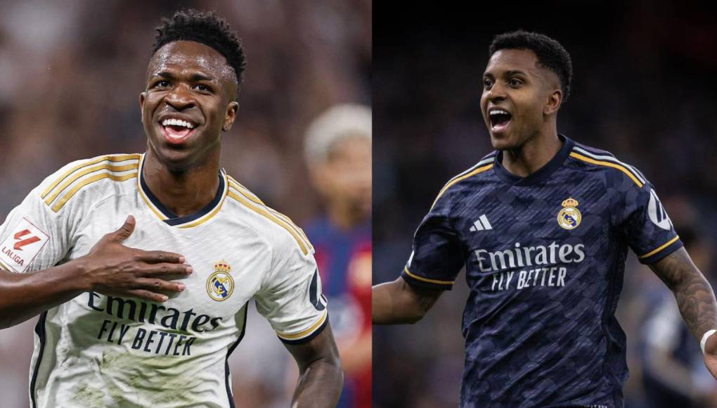 Delanteros: Vinicius Junior y Rodrygo Goes.