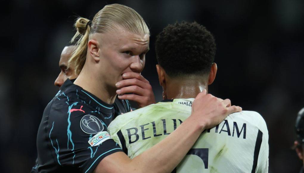 Tras el final del juego, Haaland y Bellingham fueron captados conversando.