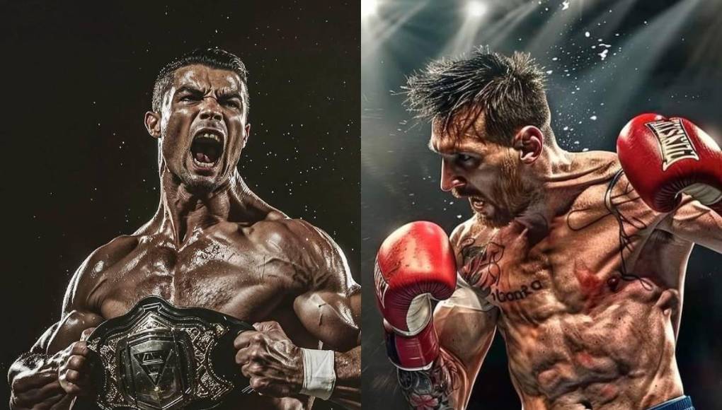 Un artista creó con Inteligencia Artificial imágenes en las que se puede observar cómo se verían las figuras del fútbol practicando otros deportes.