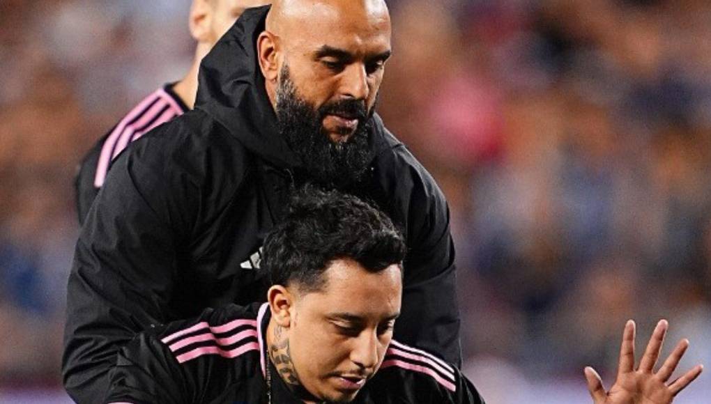 El guardaespaldas personal de Messi tuvo bastante trabajo en Kansas .