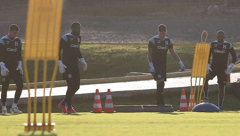 Harold Fonseca, Edrick Menjívar, Jonathan Rougier y Buba López. 