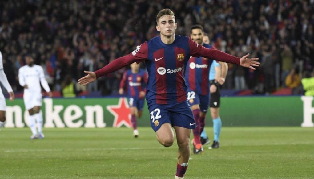 Fermín adelantó al equipo azulgrana apenas a los 15 minutos del primer tiempo.