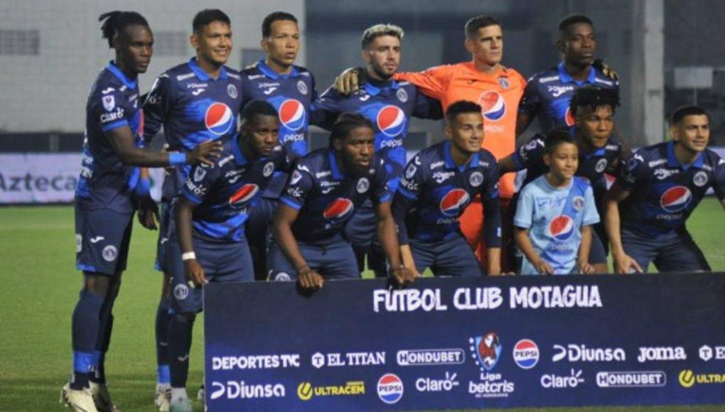 El 11 titular del Motagua que mandó a la cancha Diego Vázquez para el duelo ante Real España.