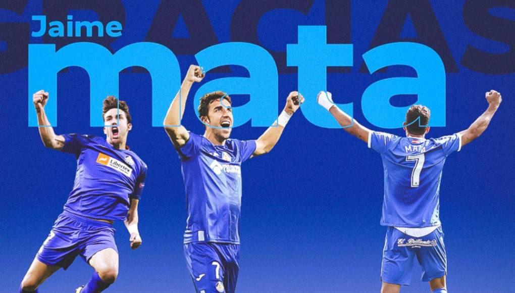 OFICIAL: El delantero Jaime Mata anunció su salida del Getafe después de seis temporadas en el equipo.