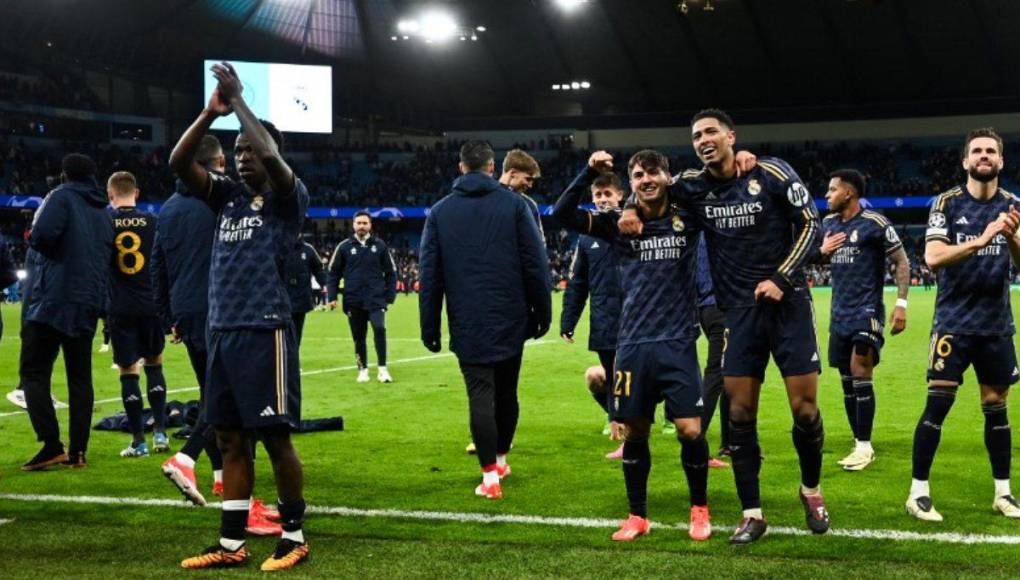 El <b>Real</b> <b>Madrid</b> se metió en semifinales de la Liga de Campeones este miércoles tras ganar 4 a 3 en la tanda de penales al Manchester City en la vuelta de cuartos de final del torneo continental en el Etihad Stadium.