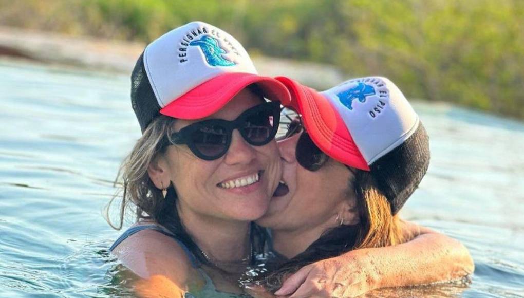 La actriz publicó fotografías donde se ve muy cariñosa junto a una chica, acompañadas de un tierno mensaje.