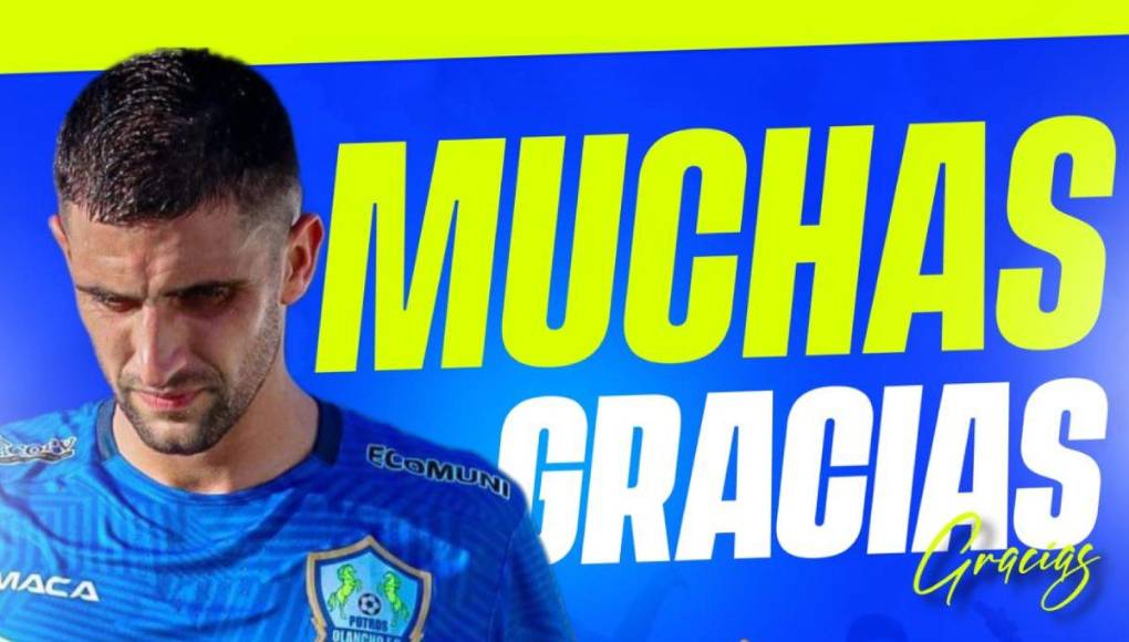 El delantero argentino Lucas Campana fue dado de baja en el Olancho FC.