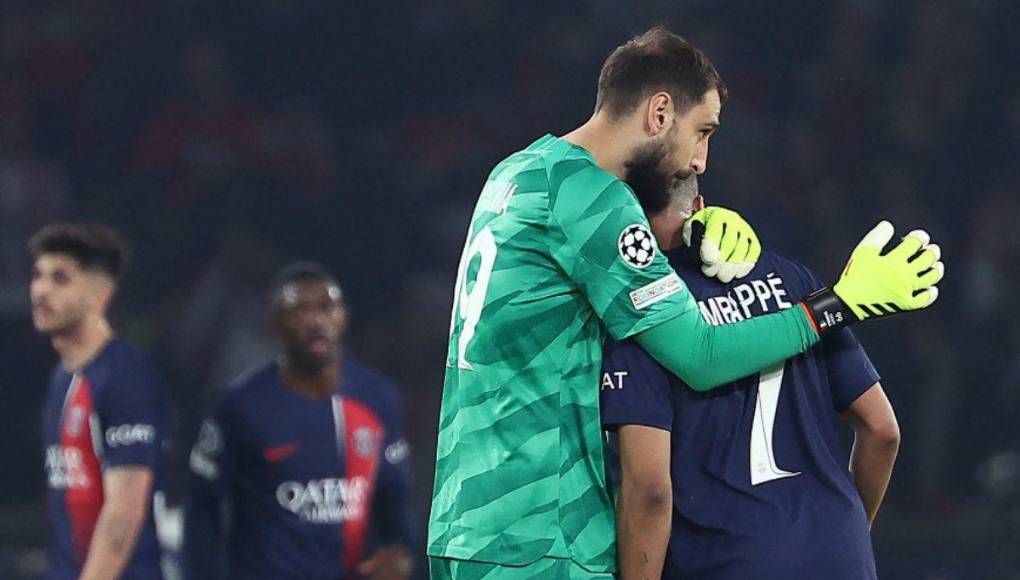 Tras el pitazo final, Mbappé fue saludado por Donnarumma. 