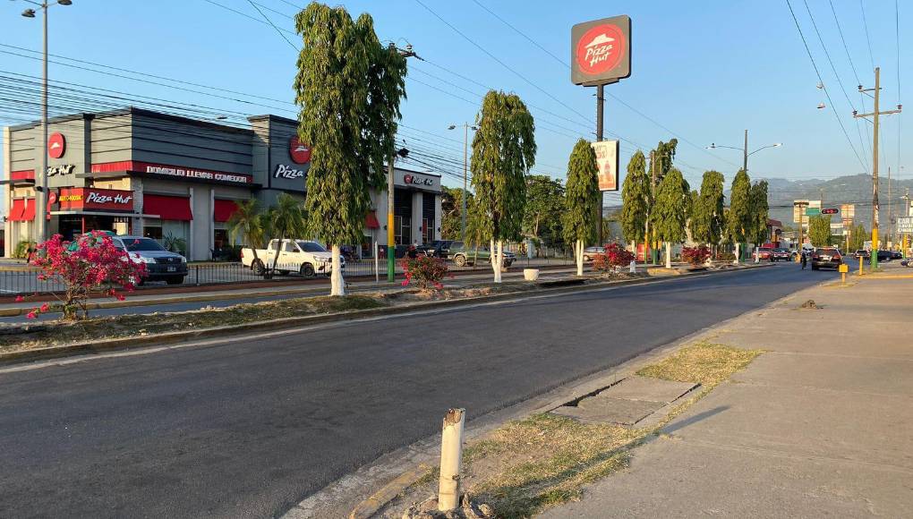 Los trabajos de pavimentación se comenzaron desde el Monumento a la Paz hasta lo que es Vía Belinda, que es un tramo aproximadamente de 3.5 kilómetros de pavimentación nuevo. “Se quitó todo el asfalto que había y se tiró un nuevo pavimento”, contó el regidor Adán Palacios