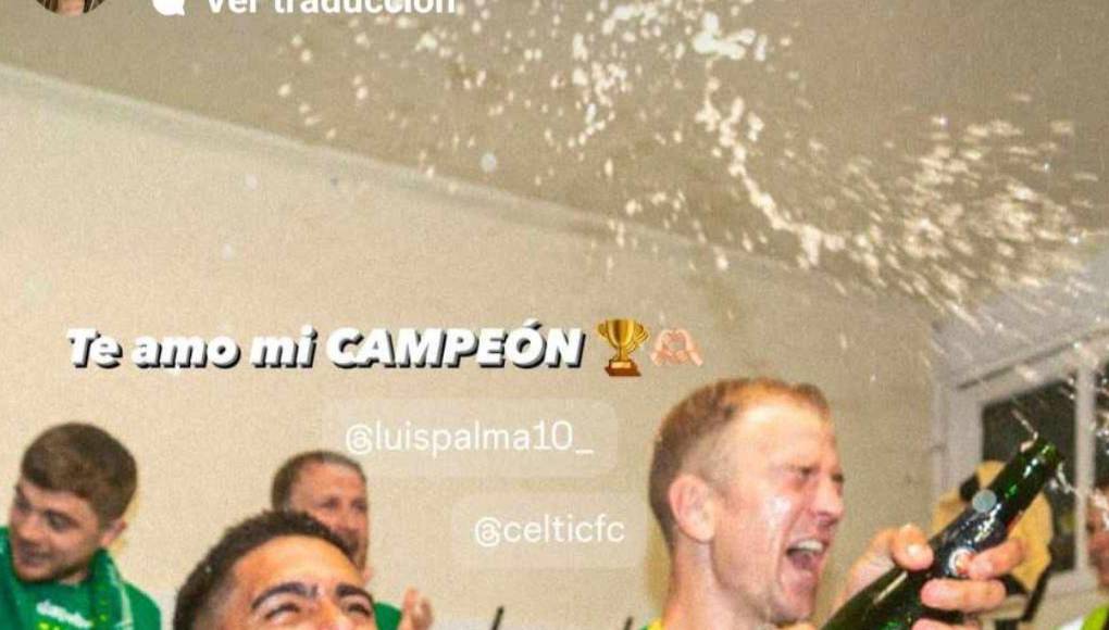 Annie Córdova, novia de Luis Palma, le dejó su mensaje al hondureño en sus redes sociales.