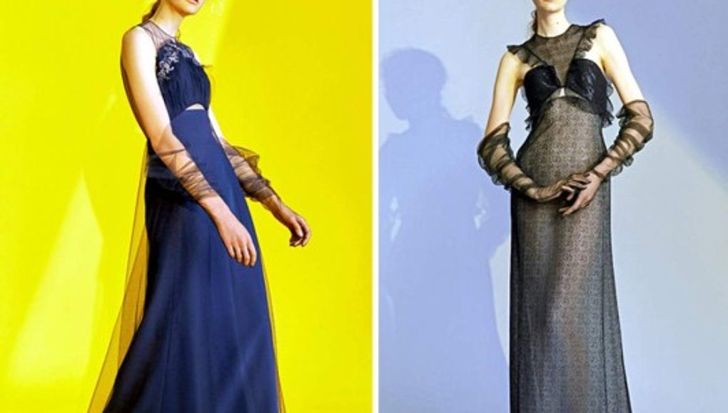 Sutil encanto femenino en chifón