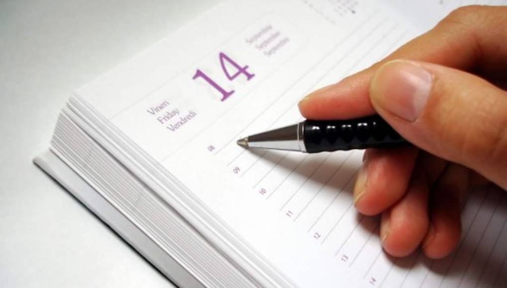 Organice bien su agenda
