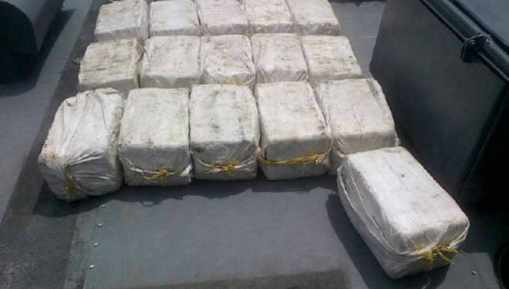 Decomisan 775 kilos de cocaína en La Mosquitia de Honduras