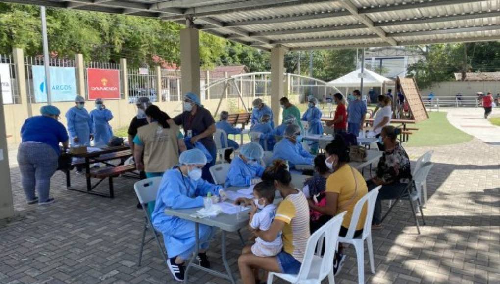 Detectan 80 sospechosos de COVID-19 en Chamelecón tras realizar brigada médica