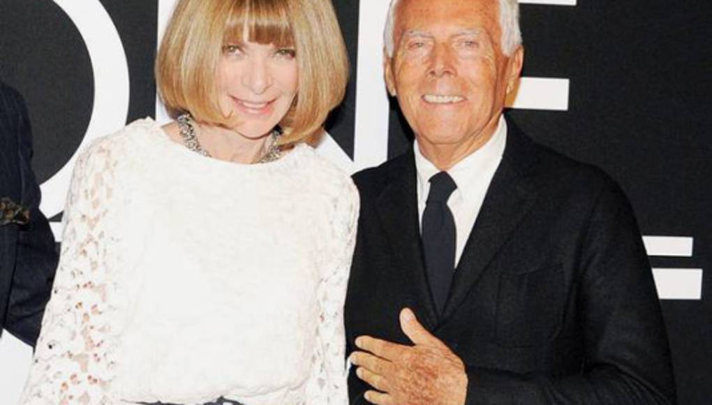 Giorgio Armani: 'Anna Wintour no es profesional”