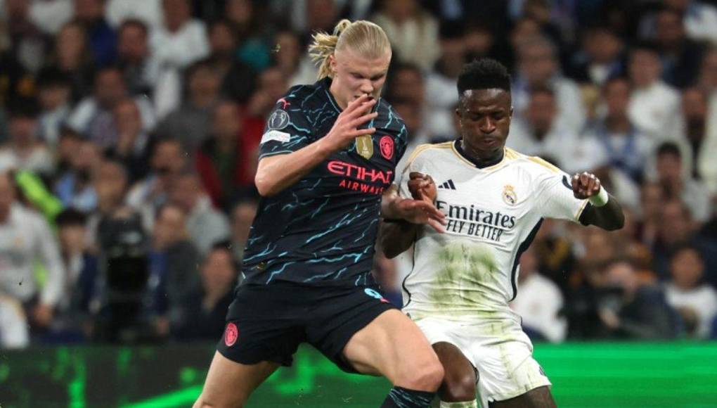 Haaland y Vinicius no tuvieron el mejor de los partidos.