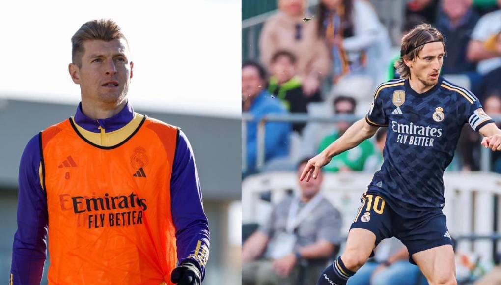 Centrocampistas: Toni Kroos y Luka Modric.