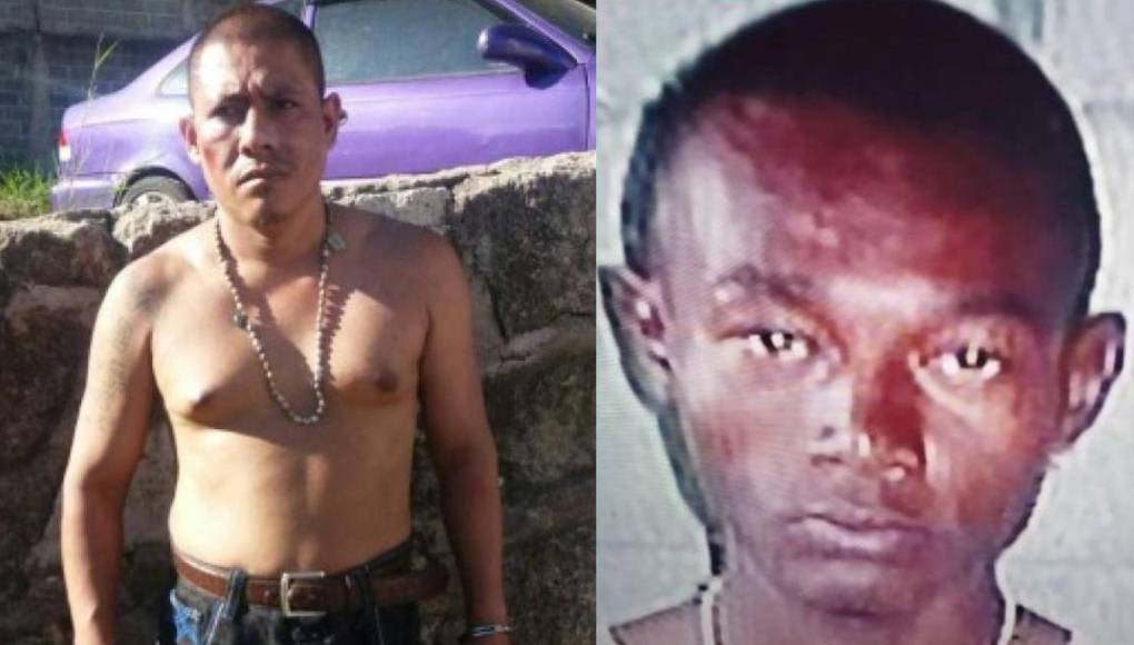 A la izquierda, la fotografía de “el Cuervo” el día que fue capturado en Tegucigalpa, a la derecha la foto que aparece en su DNI.