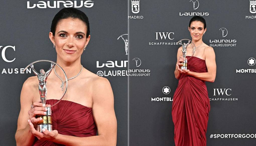 Aitana Bonmatí, futbolista del Barcelona y de la Selección Femenina de España, fue galardonada con el Premio Laureus 2024 en la categoría de Mejor Deportista Femenina.