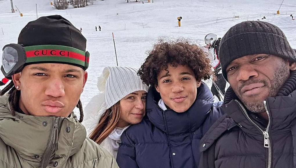 David Suazo cuenta con una linda familia producto del amor con la italiana Elisa Secchi.