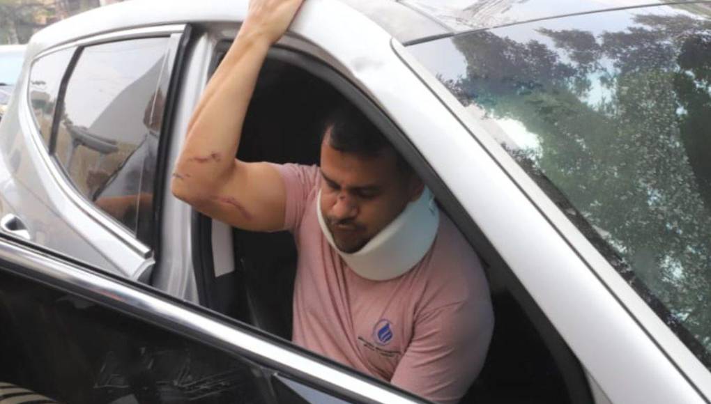 Rubén Matamoros brindó cortas declaraciones y le envió mensaje al conductor que provocó el fatal accidente donde murió su esposa e hijo.