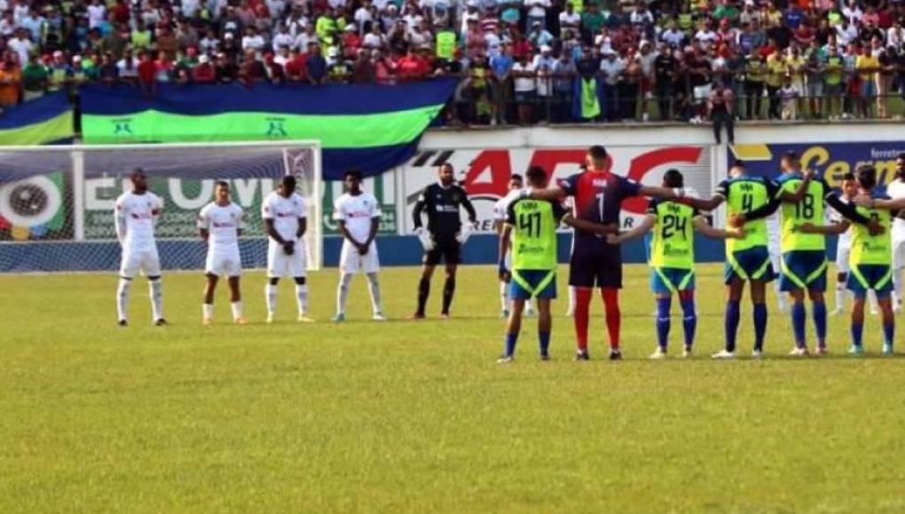 El jugador disputó una de las grandes finales del fútbol hondureño hace unos meses entre el Olancho FC vs Olimpia.