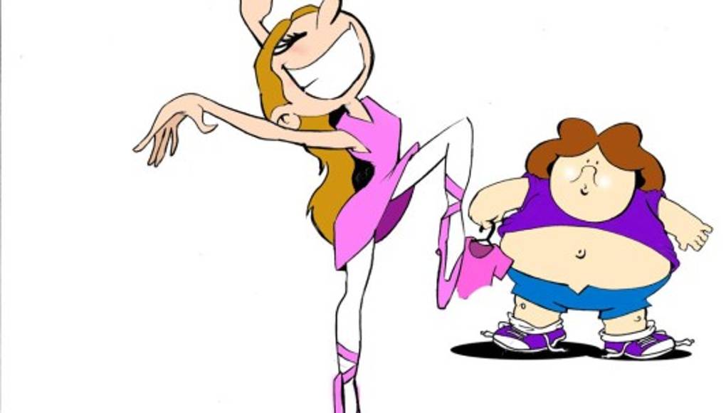 Me gusta bailar ballet pero me acomplejo porque soy gordita y mis compañeras son delgaditas.