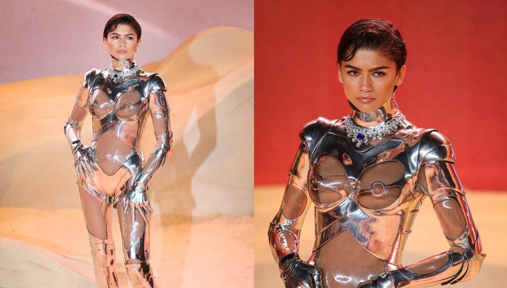 Zendaya vivió su propia fantasía de ciencia ficción en el estreno mundial de “Dune: Part Two” de Denis Villeneuve, este jueves en Londres.