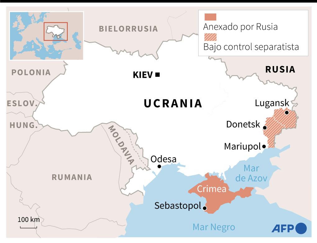 Rusia mantiene sus tropas apostadas en la frontera de Ucrania para ejercicios militares.