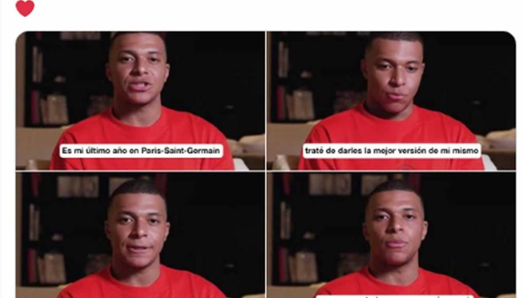 “Mbappé dice adiós a PSG y asegura que siempre estarán en su corazón”, lo que escribió ESPN sobre la noticia de Kylian.